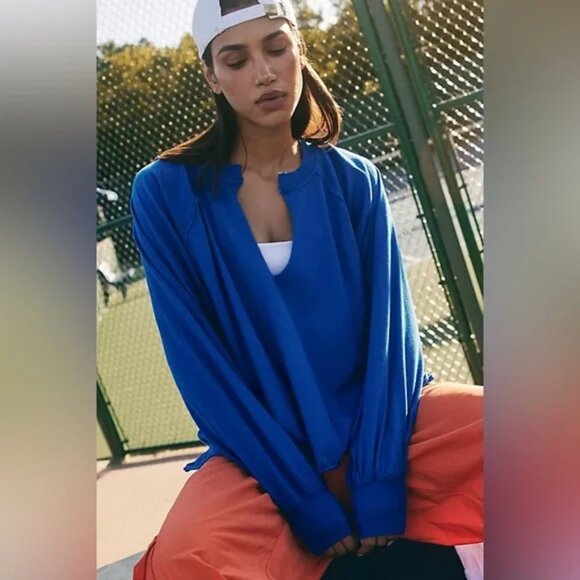 Free People Movement Reflect Layer in Blue, small - Picture 1 of 6